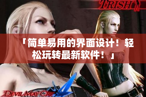 「简单易用的界面设计！轻松玩转最新软件！」