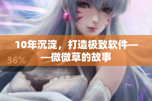 10年沉淀，打造极致软件——微微草的故事