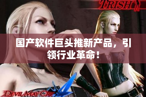 国产软件巨头推新产品，引领行业革命！