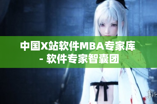 中国X站软件MBA专家库 - 软件专家智囊团
