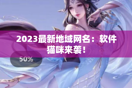 2023最新地域网名：软件猫咪来袭！
