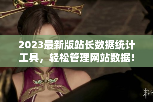 2023最新版站长数据统计工具，轻松管理网站数据！