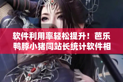 软件利用率轻松提升！芭乐鸭脖小猪同站长统计软件相结合