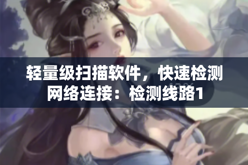轻量级扫描软件，快速检测网络连接：检测线路1