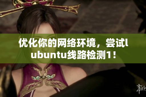 优化你的网络环境，尝试lubuntu线路检测1！