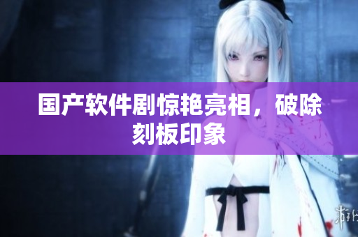 国产软件剧惊艳亮相，破除刻板印象