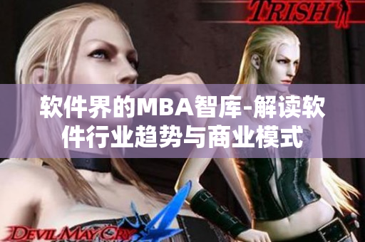 软件界的MBA智库-解读软件行业趋势与商业模式