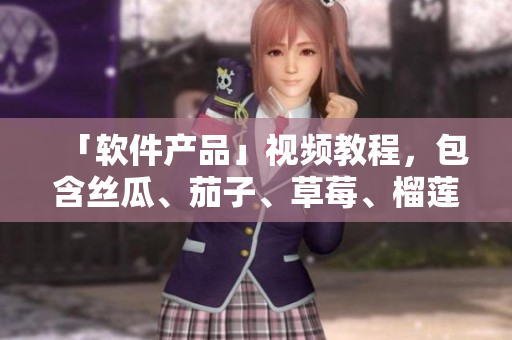 「软件产品」视频教程，包含丝瓜、茄子、草莓、榴莲等元素，线上可观看。