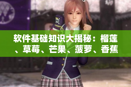软件基础知识大揭秘：榴莲、草莓、芒果、菠萝、香蕉跟编程有何关联