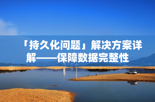 「持久化问题」解决方案详解——保障数据完整性