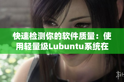 快速检测你的软件质量：使用轻量级Lubuntu系统在线观看广告