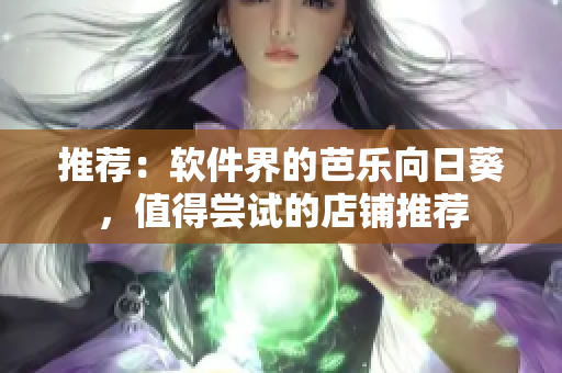 推荐：软件界的芭乐向日葵，值得尝试的店铺推荐
