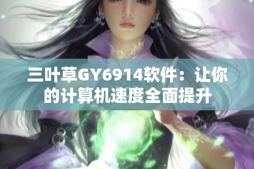 三叶草GY6914软件：让你的计算机速度全面提升