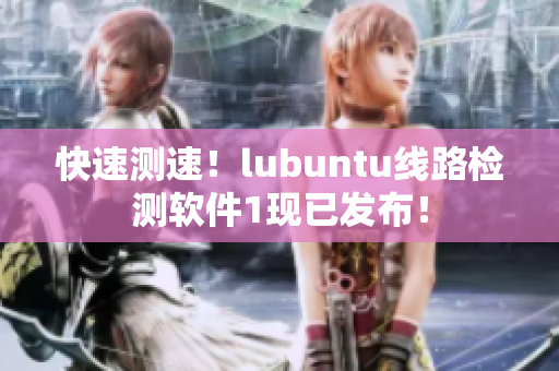 快速测速！lubuntu线路检测软件1现已发布！