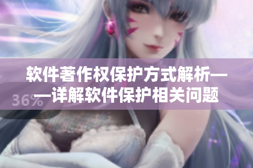 软件著作权保护方式解析——详解软件保护相关问题