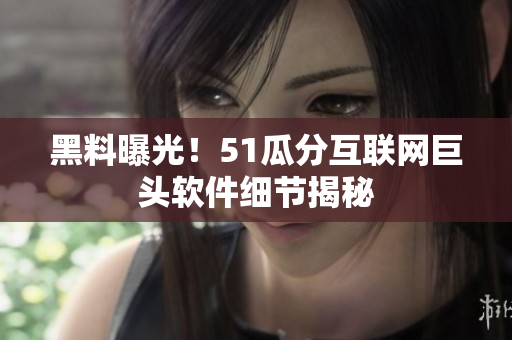 黑料曝光！51瓜分互联网巨头软件细节揭秘