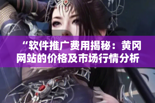 “软件推广费用揭秘：黄冈网站的价格及市场行情分析”