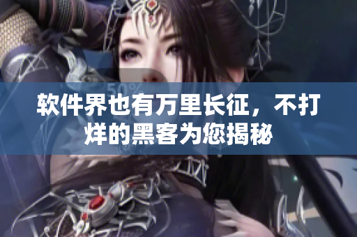 软件界也有万里长征，不打烊的黑客为您揭秘