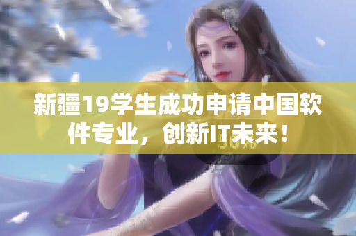 新疆19学生成功申请中国软件专业，创新IT未来！