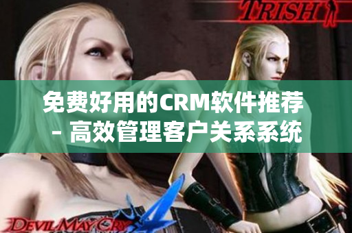 免费好用的CRM软件推荐 – 高效管理客户关系系统