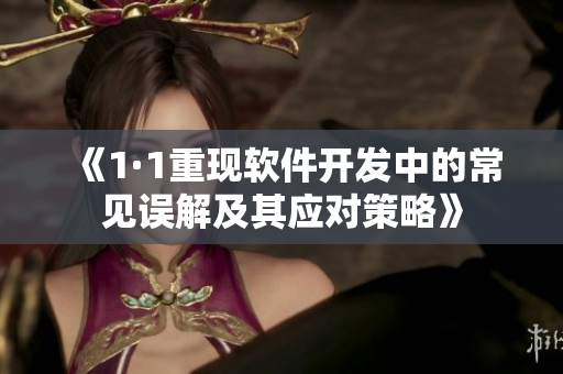 《1·1重现软件开发中的常见误解及其应对策略》