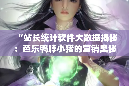 “站长统计软件大数据揭秘：芭乐鸭脖小猪的营销奥秘”