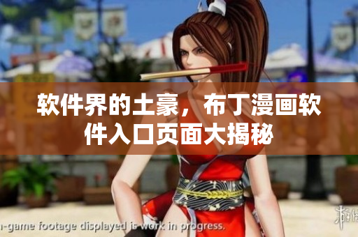 软件界的土豪，布丁漫画软件入口页面大揭秘