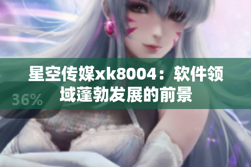 星空传媒xk8004：软件领域蓬勃发展的前景