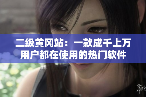 二级黄冈站：一款成千上万用户都在使用的热门软件