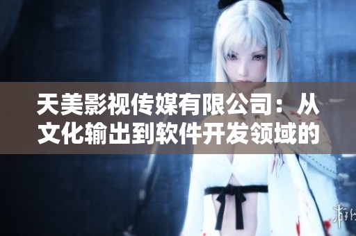 天美影视传媒有限公司：从文化输出到软件开发领域的成功跨越