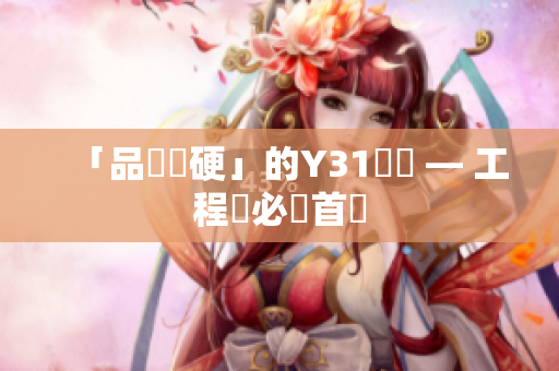 「品質過硬」的Y31軟體 — 工程師必備首選