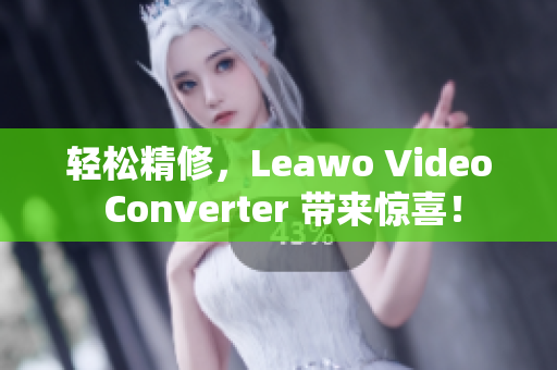 轻松精修，Leawo Video Converter 带来惊喜！