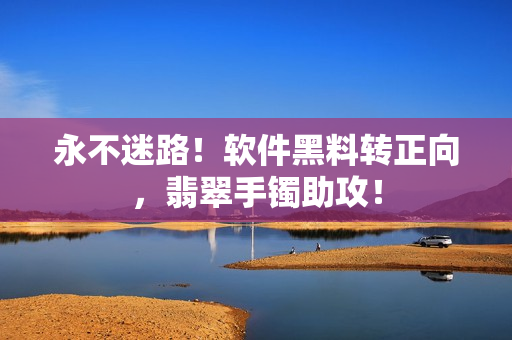永不迷路！软件黑料转正向，翡翠手镯助攻！