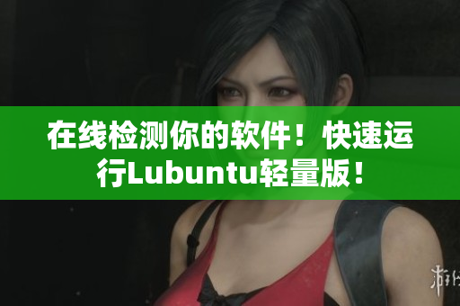 在线检测你的软件！快速运行Lubuntu轻量版！
