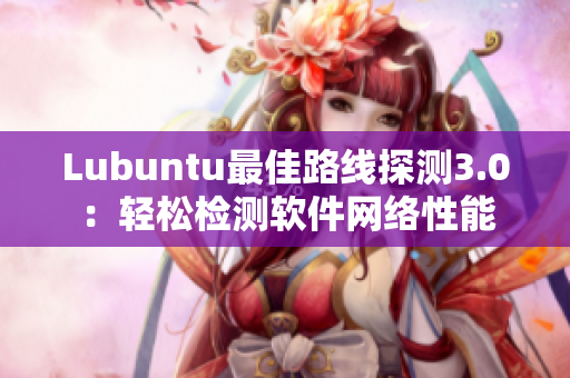 Lubuntu最佳路线探测3.0：轻松检测软件网络性能