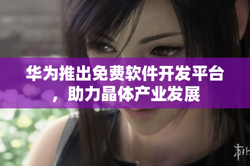 华为推出免费软件开发平台，助力晶体产业发展
