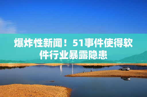 爆炸性新闻！51事件使得软件行业暴露隐患