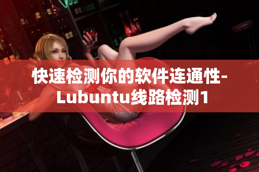 快速检测你的软件连通性- Lubuntu线路检测1