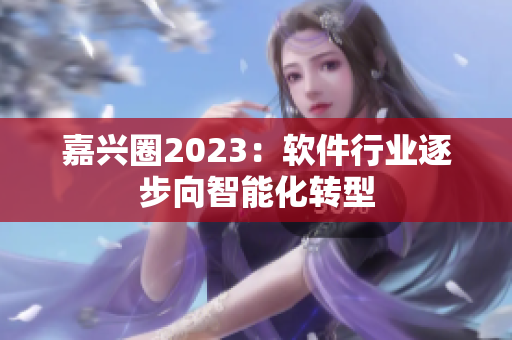 嘉兴圈2023：软件行业逐步向智能化转型