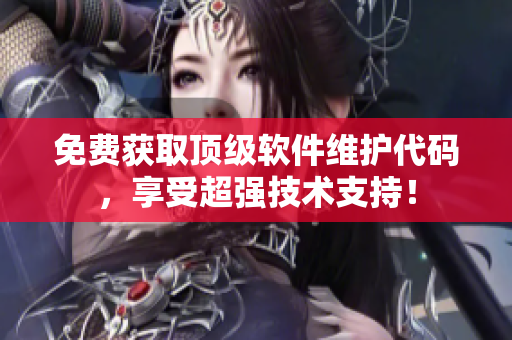 免费获取顶级软件维护代码，享受超强技术支持！