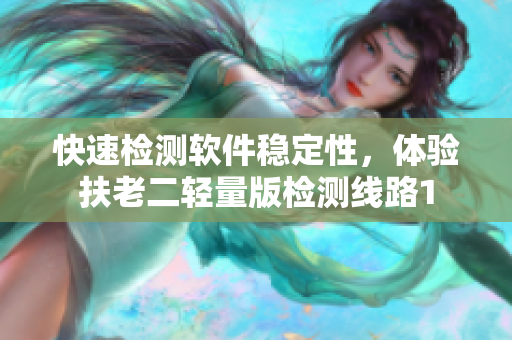 快速检测软件稳定性，体验扶老二轻量版检测线路1
