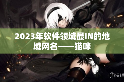 2023年软件领域最IN的地域网名——猫咪