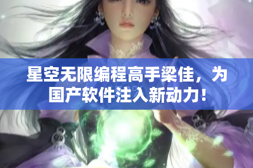 星空无限编程高手梁佳，为国产软件注入新动力！