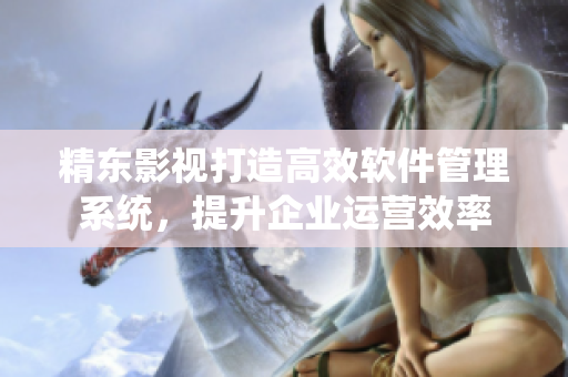 精东影视打造高效软件管理系统，提升企业运营效率