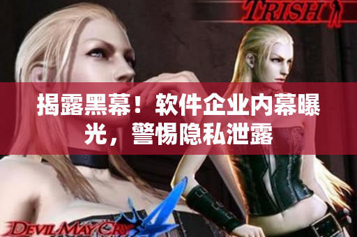 揭露黑幕！软件企业内幕曝光，警惕隐私泄露