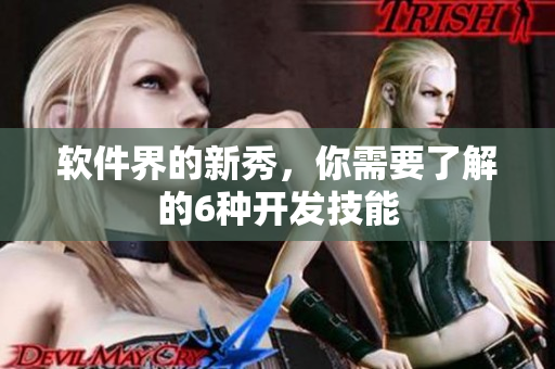 软件界的新秀，你需要了解的6种开发技能