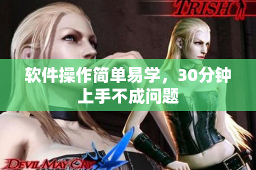 软件操作简单易学，30分钟上手不成问题