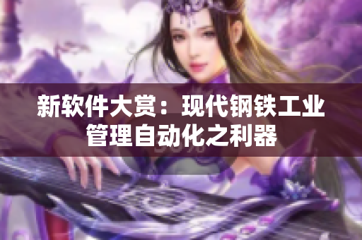 新软件大赏：现代钢铁工业管理自动化之利器