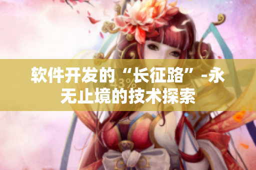软件开发的“长征路”-永无止境的技术探索