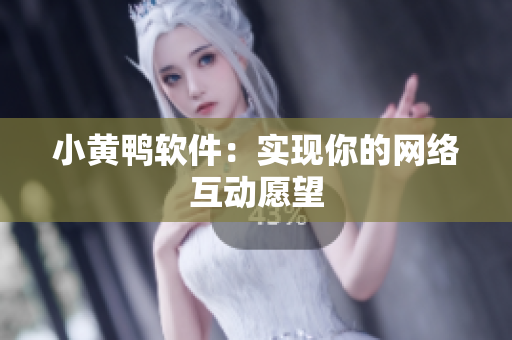 小黄鸭软件：实现你的网络互动愿望